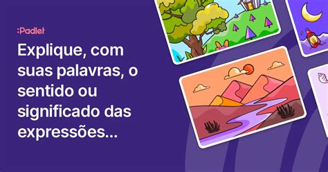 Explique Com Suas Palavras