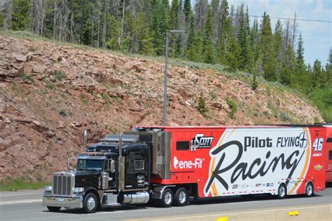 Peterbilt Flying Jnascar Transporter Hauler Nascar Trucks Show