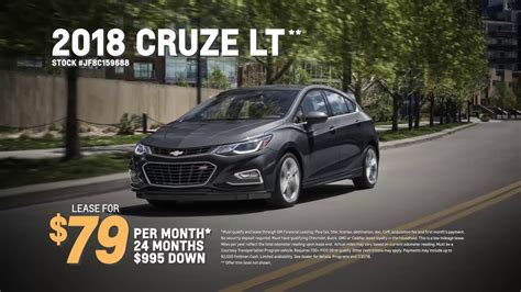 Julys Best Lease Deals Chevrolet Trax And Chevrolet Cruze Lt Youtube