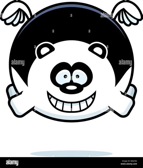 A cartoon illustration of a panda flying Stock Vector Image & Art - Alamy