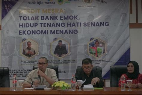 Sebanyak 15 096 UMKM Jabar Bebas Dari Rentenir Berkat Kredit Mesra