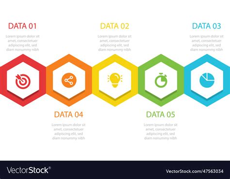 Timeline infographics design and marketing Vector Image