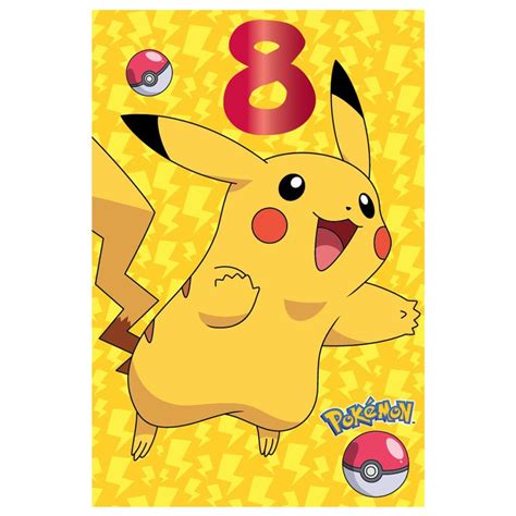 Pokemon Birthday Card