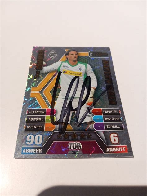 match attax signiert Matchwinner Yann Sommer Borussia Mönchengladbach