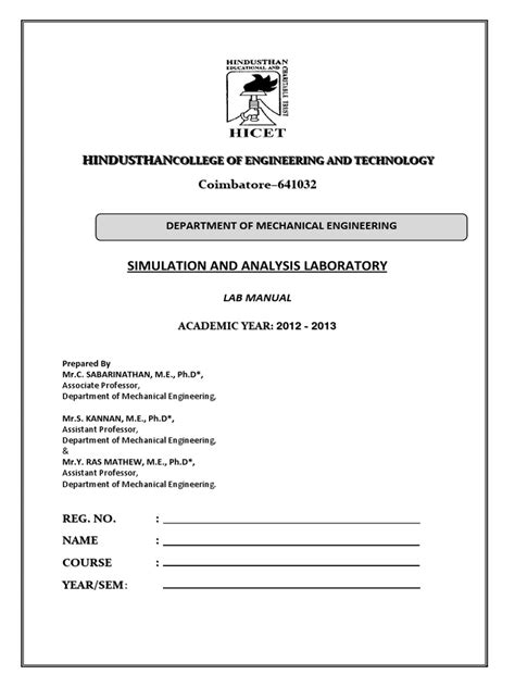 ANSYS Manual | PDF | Thermal Conductivity | Stress (Mechanics) 