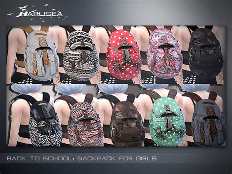 Sims 4 Backpack Decor