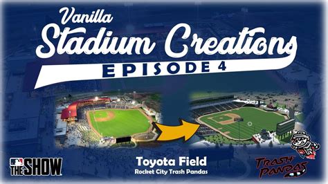 Vanilla Stadium Creations 4 Toyota Field Rocket City Trash Pandas