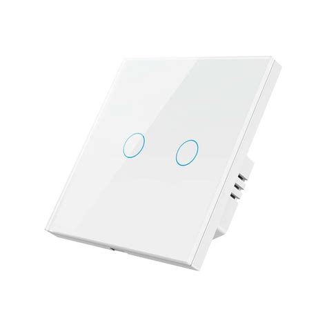 Умный Zigbee выключатель Roximo сенсорный, двухкнопочный, белый SZSEN01 ...