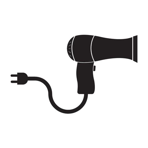 Hairdryer Icon Logo Vector Design Template 38108408 Vector Art At Vecteezy