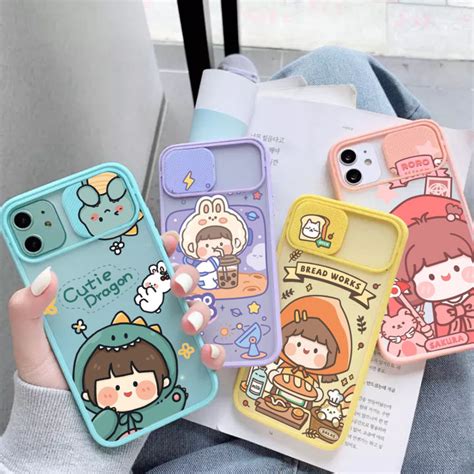 Case Fuze Slide Camera For Infinix Smart 4 Smart 5 Hot 10 Hot 10 Play Hot 9 Hot 9 Play Motif