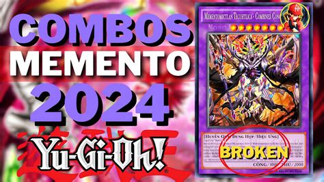 DECK MEMENTO COMBOS YUGIOH 2024 NEW SUPPORT BROKEEEEEN YouTube