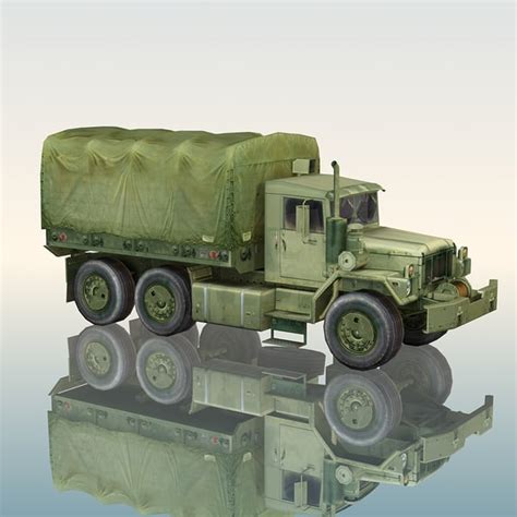 3d military truck m35 2½ - Military Truck M35 2½ Ton Cargo... by ...