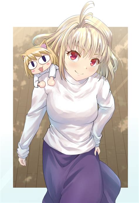 Arcueid Brunestud And Neco Arc Tsukihime Drawn By Haniwaleafgarden