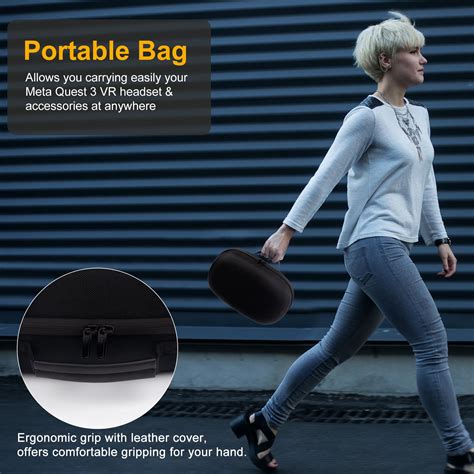 Snapklik XINGFUDAO Carrying Case For Meta Quest 3 VR Headset