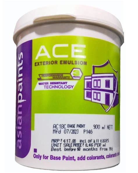 Asian Ace Exterior Emulsion Paints At Rs Litre Ace Exterior