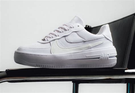 Nike Air Force 1 Low PLT AF ORM Plateforme Triple White DJ9946 100