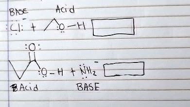 Solved Identify The Acid And Base Draw Arrows To Show The Proton