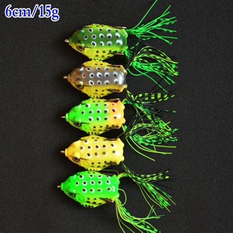 Aliexpress Buy 5pcs Frog Soft Fishing Lures Hollow Body Crankbait