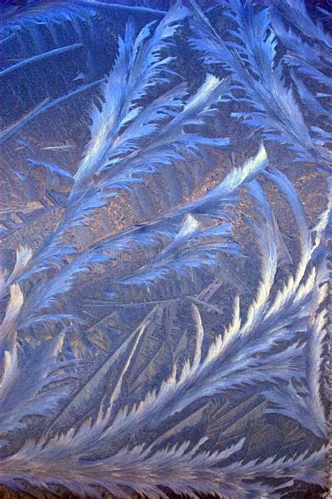 Drawing Of The Frost On Glass Stock Image Image Of Glass Winter 4986079