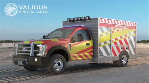 Fire truck based on Ford F-550 | Validus special auto