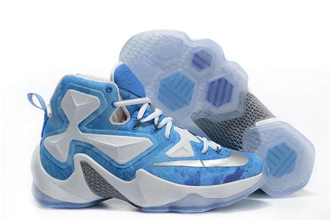 Nike Lebron James 13 White Light Blue Shoes [LBJ1366] - $90.00 : Kobe ...