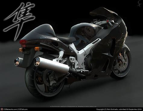 Suzuki Hayabusa By Nick Sotiriadis 3d Cgsociety Hayabusa Suzuki