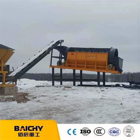 Coal Ash Screening Sieving Machine Industrial Rotating Drum Sieve