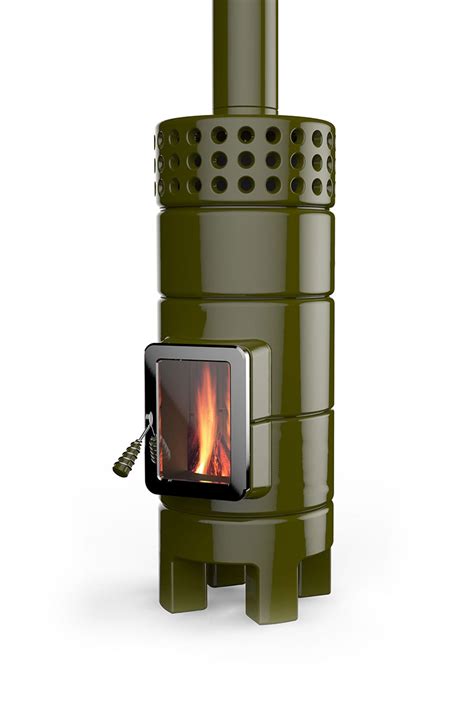 RoundStack Size 2 With Heat Accumulation System Stack Stoves