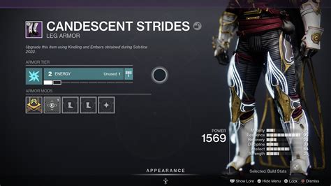 Destiny Candescent Armor How To Upgrade Your Stats Pc Gamer