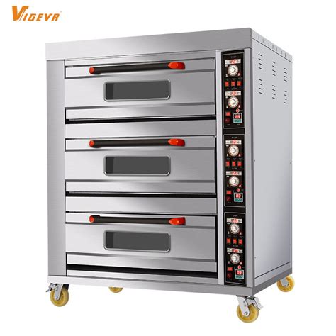 Commercial Electric 1 2 3 Deck Gas Oven Baking Cake Bakery Chicken