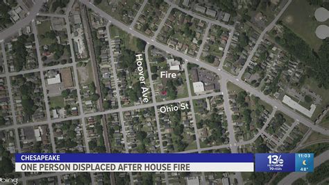 Chesapeake Fire Displaces One