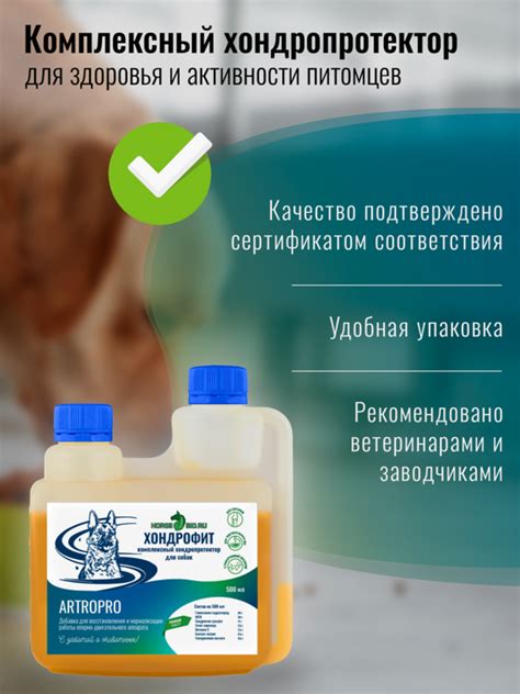 Хондропротектор ХОНДРОФИТ ArtroPro для собак крупных пород c ...