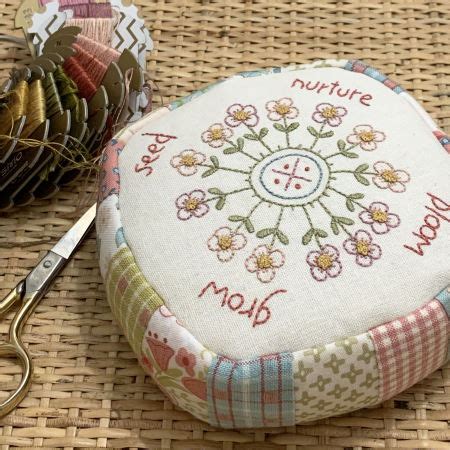 The Birdhouse Blooming Lovely Pin Cushion Pattern By Natalie Bird