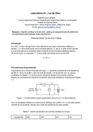 Exercicios trifasicos Lista de Exercícios Circuitos Trifásicos