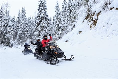 Golden Snowmobile Trail Tour | Golden Snowmobiling Trail Ride