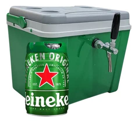 Chopeira Cooler A Gelo Para Barril Heineken Litros Parcelamento Sem