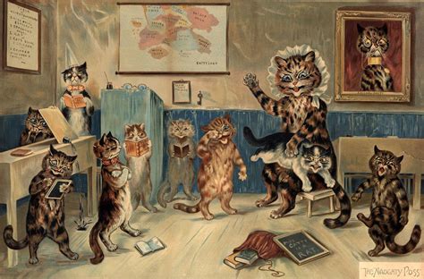 Louis Wain Cats Nightmare Hildegarde Lockett