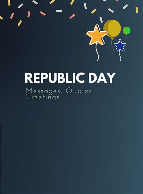 the text reads republic day messages, quotes and greetings