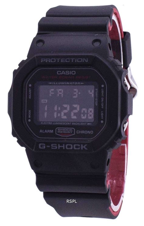 Casio Illuminator G Shock Chrono Digital DW 5600HR 1 DW5600HR 1 Men S