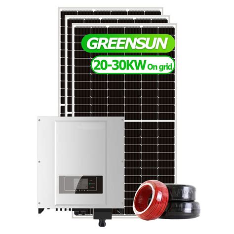 Greensun Easy Install Photovoltaic Solar Energy Systems On Grid Solar