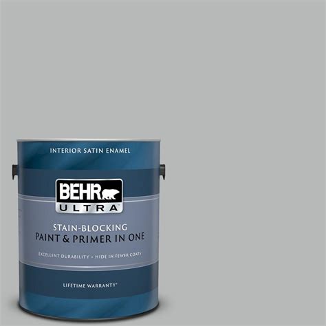 Behr Ultra Gal N Lunar Surface Satin Enamel Interior Paint And