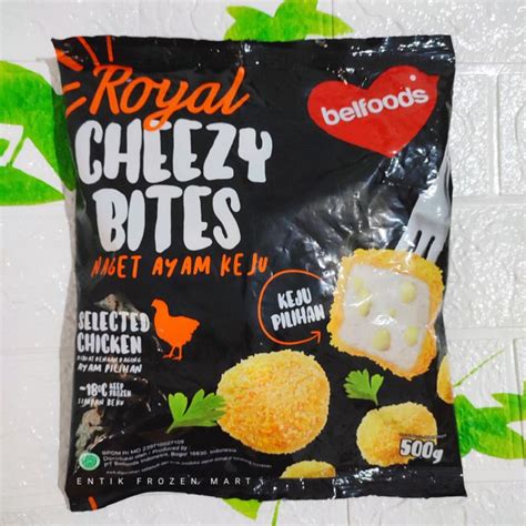 Jual Belfoods Royal Cheezy Bites Nugget Ayam Isi Keju Royal Belfoods