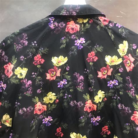 Aritzia Talula Oversized Floral Shirt Silk Cotton Gem