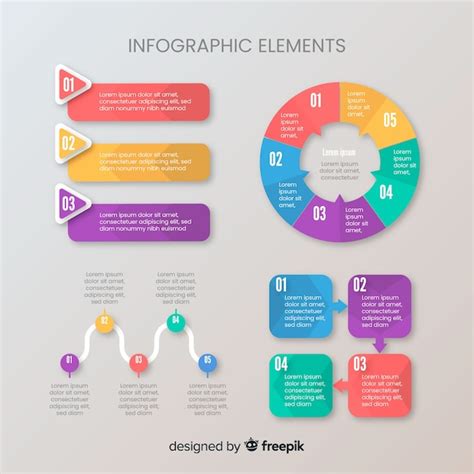 Coleção de elementos infográfico Vetor Grátis