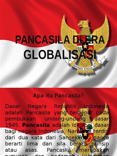 Pancasila Di Era Globalisasi