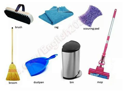 Cleaning English Vocabulary Basic Vocabulary English Learn English