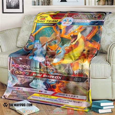 Mega Charizard Pokemon Blanket Hot Sale 2024