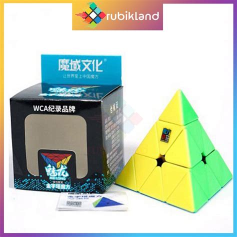 Rubik Pyraminx MoYu MeiLong Stickerless Rubic Kim Tự Tháp Tam Giác Đồ