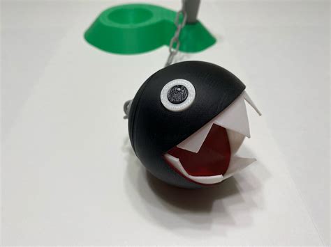 Chain Chomp 3d Printed Figure With Mound Etsy