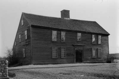 Typical colonial home, from the British colonies (1600s)